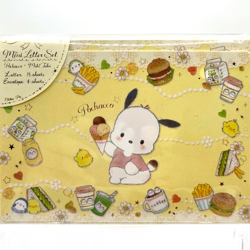 Pochacco x Miki Takei Mini Letter Set
